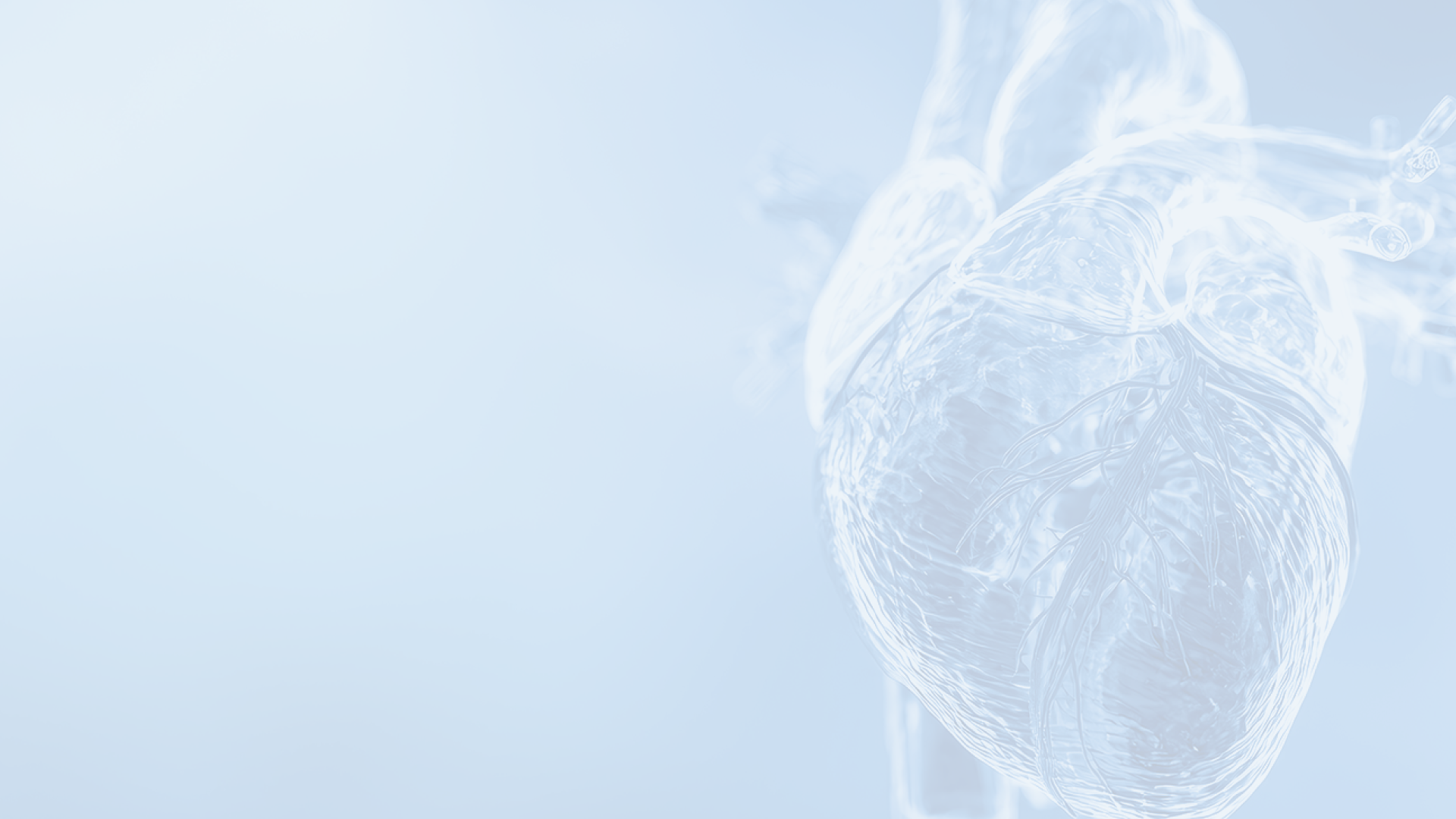 decorative background with light blue graphic of heart